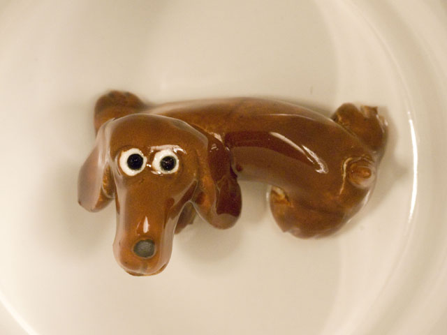 dog weiner red